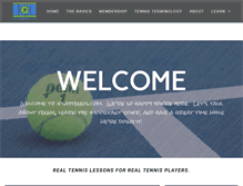 Tablet Screenshot of iplaytennis.com